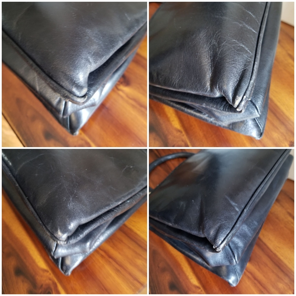Lord & Taylor Satchel Leather Handbag Vintage - Picture 8 of 8